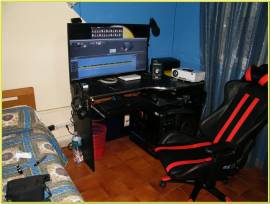 Scrivania Per Pc da Gaming Carbonio