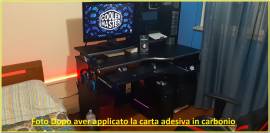 Scrivania Per Pc da Gaming Carbonio