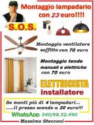 Elettricista lampadario Tuscolana Casilina Roma 