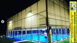 Copertura fissa per un campo PADEL