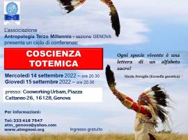 Coscienza Totemica (conferenza a Genova)