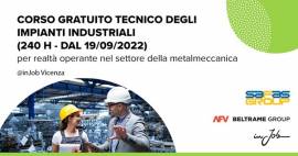 Giovani d'acciaio: Corso gratuito per Tecnico impianti industriali