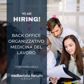 Addett* al back office organizzativo- Area Medicina del lavoro e coordinamenti sanitari