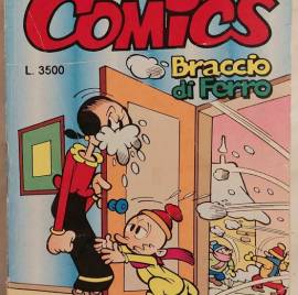 Comics Braccio di Ferro a colori e bianco nero numero doppio 34 Giugno 1997 Ed. Metro lire 3500