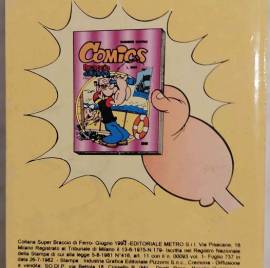 Comics Braccio di Ferro a colori e bianco nero numero doppio 34 Giugno 1997 Ed. Metro lire 3500