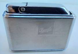 Accendino Ibelo M23 modello Krangle Made in West Germany in metallo argentato anni '80