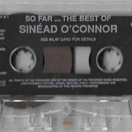 Musicassetta Sinéad O'Connor ‎‎‎‎MC7 So Far...The Best Of Etichetta: Chrysalis 0724382158141