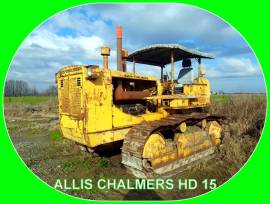 Trattore Agricolo Cingolato Allis Chalmers HD 15 con Aratro Bivomere