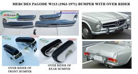 Mercedes Pagode W113 bumpers with over rider (1963 -1971)