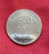 RARA MONETA 100 LIRE 1976 - NUCLEO FAMILIARE - FAO NUTRIRE IL MONDO REPUBBLICA DI SAN MARINO