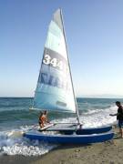 Catamarano Hobie 14 di 4 metri