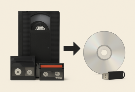 Trasferimento video da VHS a DVD/USB