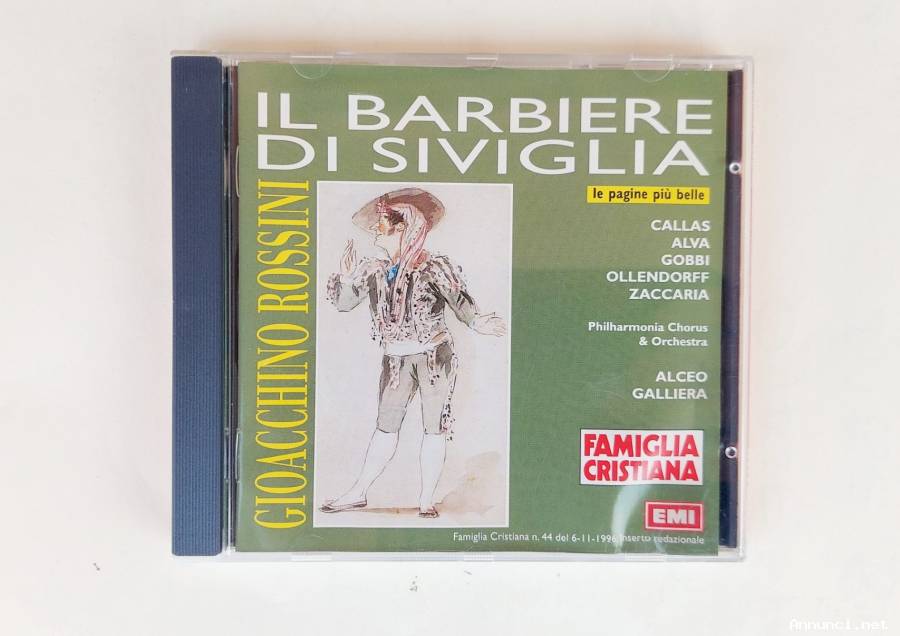 FAMIGLIA CRISTIANA Gioacchino Rossini "Il barbiere di Siviglia" Le pagine più belle! EMI