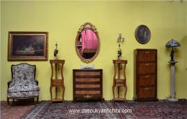 Cassettiera stile Napoleone III in acero