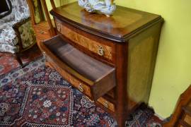 Cassettiera stile Napoleone III in acero