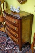 Cassettiera stile Napoleone III in acero
