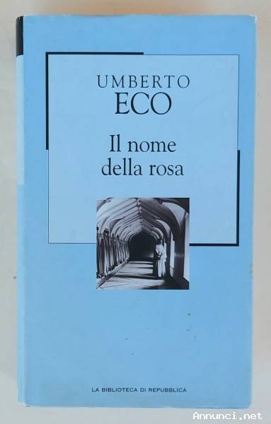 Il nome della rosa di Umberto Eco Ed.La biblioteca di Repubblica, 2001 ottimo