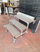 SCALETTE INOX PER IMPASTATRICE USATE 