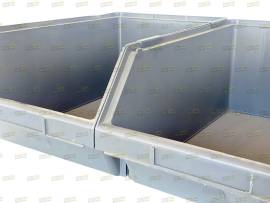 Cassette in plastica componibili e autoportanti