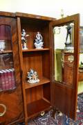 Libreria-cristalliera a tre sportelli stile Napoleone III
