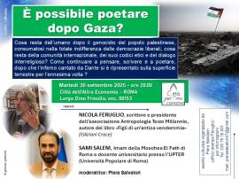 Nicola Feruglio e Sami Salem: È POSSIBILE POETARE DOPO GAZA?