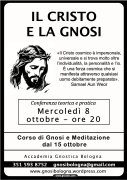 Conferenza:  Il Cristo e la Gnosi