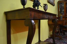 Antica console in noce stile Carlo X