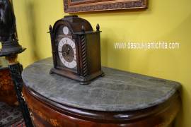 Servante mezzo giro intarsiata stile Luigi XV