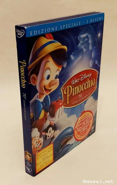 Pinocchio 70° Anniversario Edizione Speciale - 2DVD (Classici Walt Disney) come nuovo