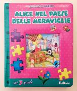 Alice nel paese delle meraviglie con 7 finestrelle in puzzle di Cernuschi Claudio Ed.EdiBimbi, 2015