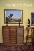 Classificatore-schedario a doppia serranda e cassettiera stile inglese Classificatore-schedario a doppia serranda e cassettiera stile inglese