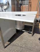2 TAVOLI ARMADIATI PIANO IN TEFLON USATI  