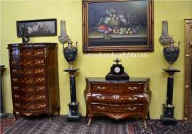 Comò – cassettone intarsiato stile Luigi XV Comò – cassettone intarsiato stile Luigi XV
