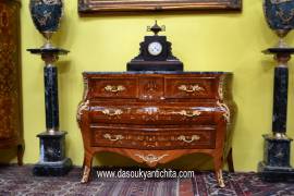 Comò – cassettone intarsiato  stile Luigi XV