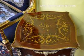 Coppia di tavolini gueridon da centro stile Napoleone III Coppia di tavolini gueridon da centro stile Napoleone III