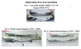 Mercedes W111 W112 Model Saloon And Coupe/Cabriolet.