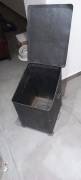Contenitore in ferro porta legna, pellet o cenere 40x50x55h