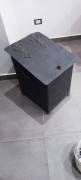 Contenitore in ferro porta legna, pellet o cenere 40x50x55h