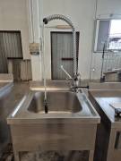 LAVELLO INOX CON DOCCIA USATO LAVELLO INOX CON DOCCIA USATO
