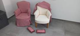 coppia poltroncine sfoderabili