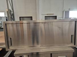 PENSILE INOX 2 ANTE SCORREVOLI USATO PENSILE INOX 2 ANTE SCORREVOLI USATO