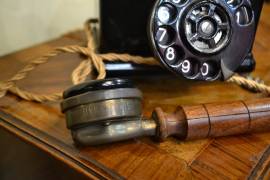 Antico telefono da tavolo anni 30 Breguet-Paris