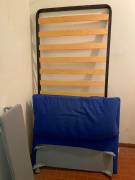 Letto piazza singola, imbottito