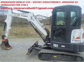 MINI - ESCAVATORE BOBCAT E32 – 3,294 TON – 2011 – PRONTA AL LAVORO MINI - ESCAVATORE BOBCAT E32 – 3,294 TON – 2011 – PRONTA AL LAVORO