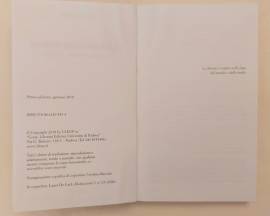 L'abitatore del marmo. Racconti 1989-1993/2007-2008 di Luciano Nanni 1°Ed.Cleup, 2010