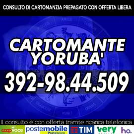 Chiama e prenota un consulto con il Cartomante YORUBA'