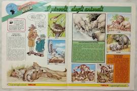 Album Figurine Completo I Segreti degli Animali Il Giornalino, 1985 ottimo