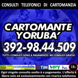 Chiama Yoruba' e richiedi un consulto di Cartomanzia con lettura dei Tarocchi