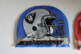 Astuccio Los Angeles Raiders NFL Official, anni 80 fondo magazzino nuovo