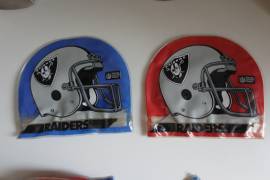 Astuccio Los Angeles Raiders NFL Official, anni 80 fondo magazzino nuovo